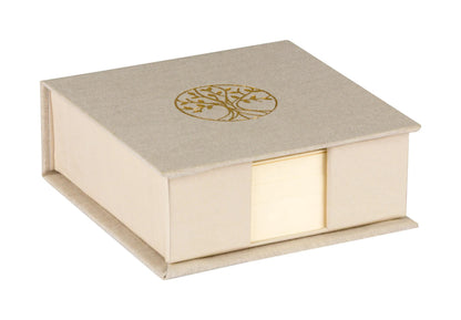 Inspirieren, Würfelblock, Marais Leinwand, 11x11x4cm mit 300 Einzelblättern 9.8x9.8 cm - Neu (4er-Pack)
