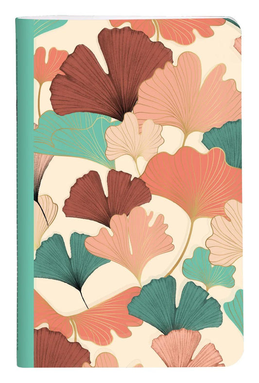 Gaia beige, Sewn notebook thread 7.5 x 12 cm, 48 pages, lineed (Pack x36)