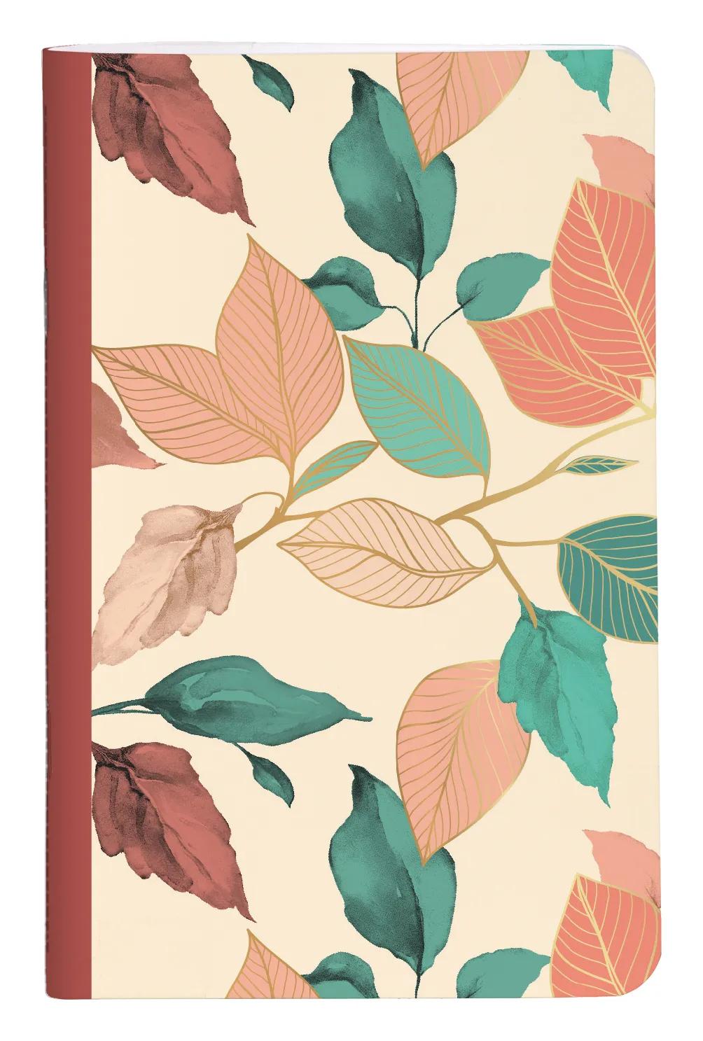 Gaia beige, Sewn notebook thread 7.5 x 12 cm, 48 pagine, foderato (confezione da 36)