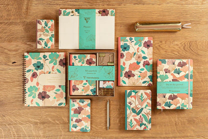 Beige Gaia, Sewn Book 9x14cm, 96 pagine, foderato, culo. (confezione da 8)