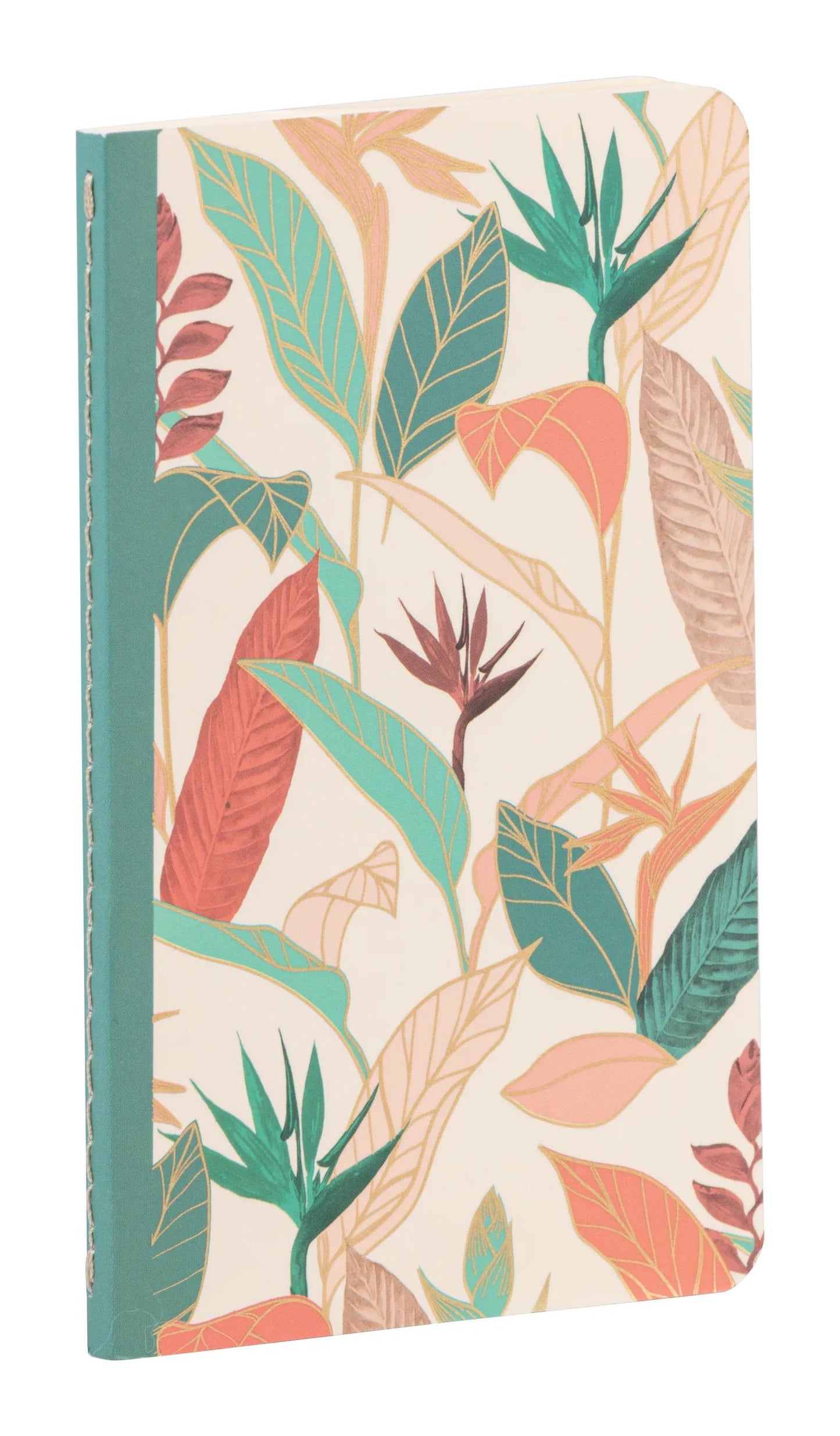 Gaïa beige, Carnet cousu fil 9x14cm, 96 pages, ligné, ass. (Lot x8)