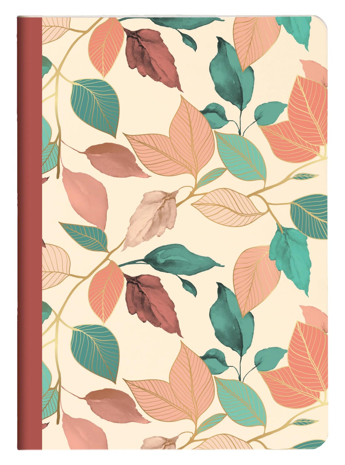 Beige Gaia, Sewn Book A5 14.8x21 cm, 96 Seiten, Zeile, Arsch. (Paket x9)