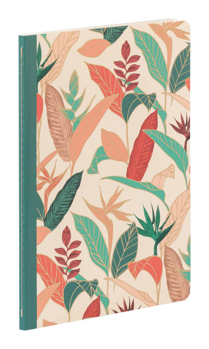 Beige Gaia, Sewn Book A5 14.8x21 cm, 96 pagine, linea, culo. (confezione da 9)
