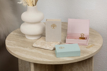 Inspire, Petite boîte rectangulaire, Toile du Marais, 9,5x6,5x3 cm - New (lot de 6)
