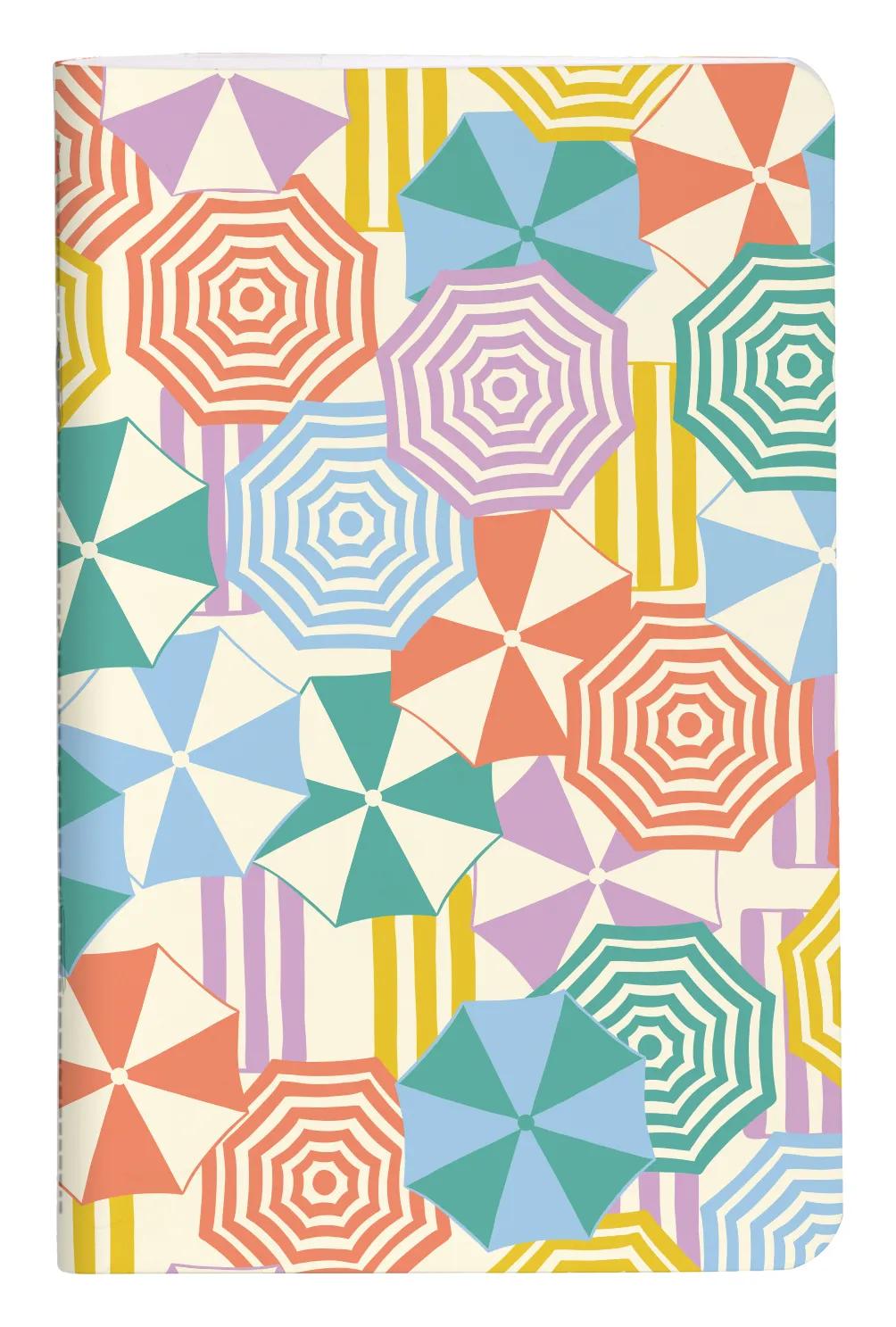 Dolce Amore, Sewn notebook thread 7,5x12cm, 48 pages, plain, ass. (Pack x36)