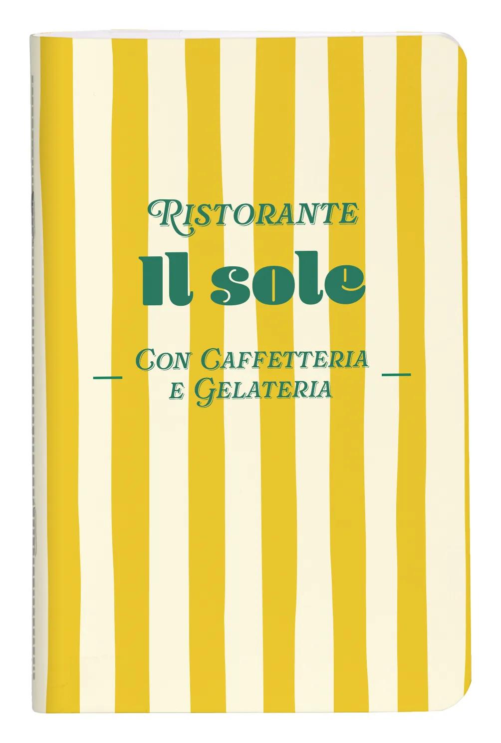 Dolce Amore, Sewn notebook thread 7,5x12cm, 48 pages, plain, ass. (Pack x36)