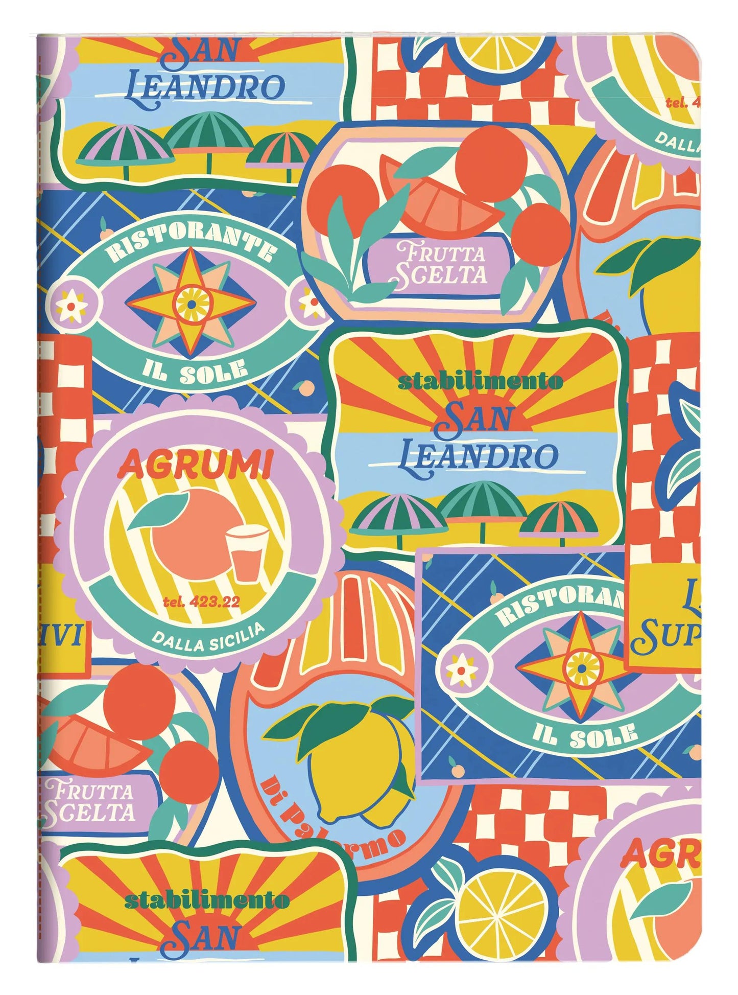 Dolce Amore, Sewn Book A5 14.8x21 cm, 64 pagine, linea, culo. (Pacchetto x9)