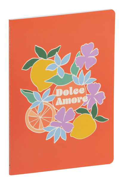 Dolce Amore, Sewn Book A5 14.8x21 cm, 64 Seiten, Zeile, Arsch. (9er-Pack)
