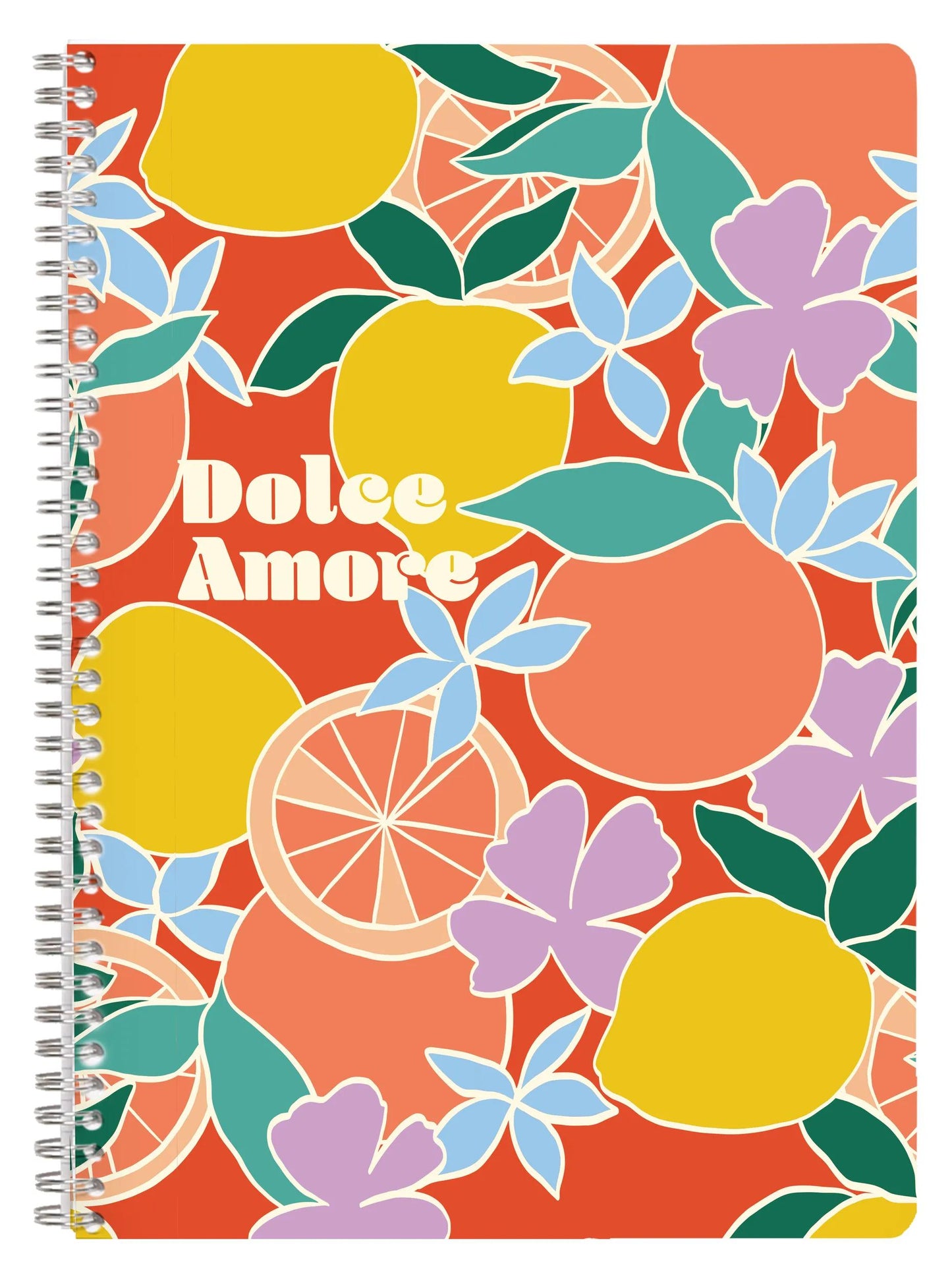 Dolce Amore, Cahier reliure intégrale A4 21x29,7 cm, 148 pages, ligné et marge, ass. (Lot x4)