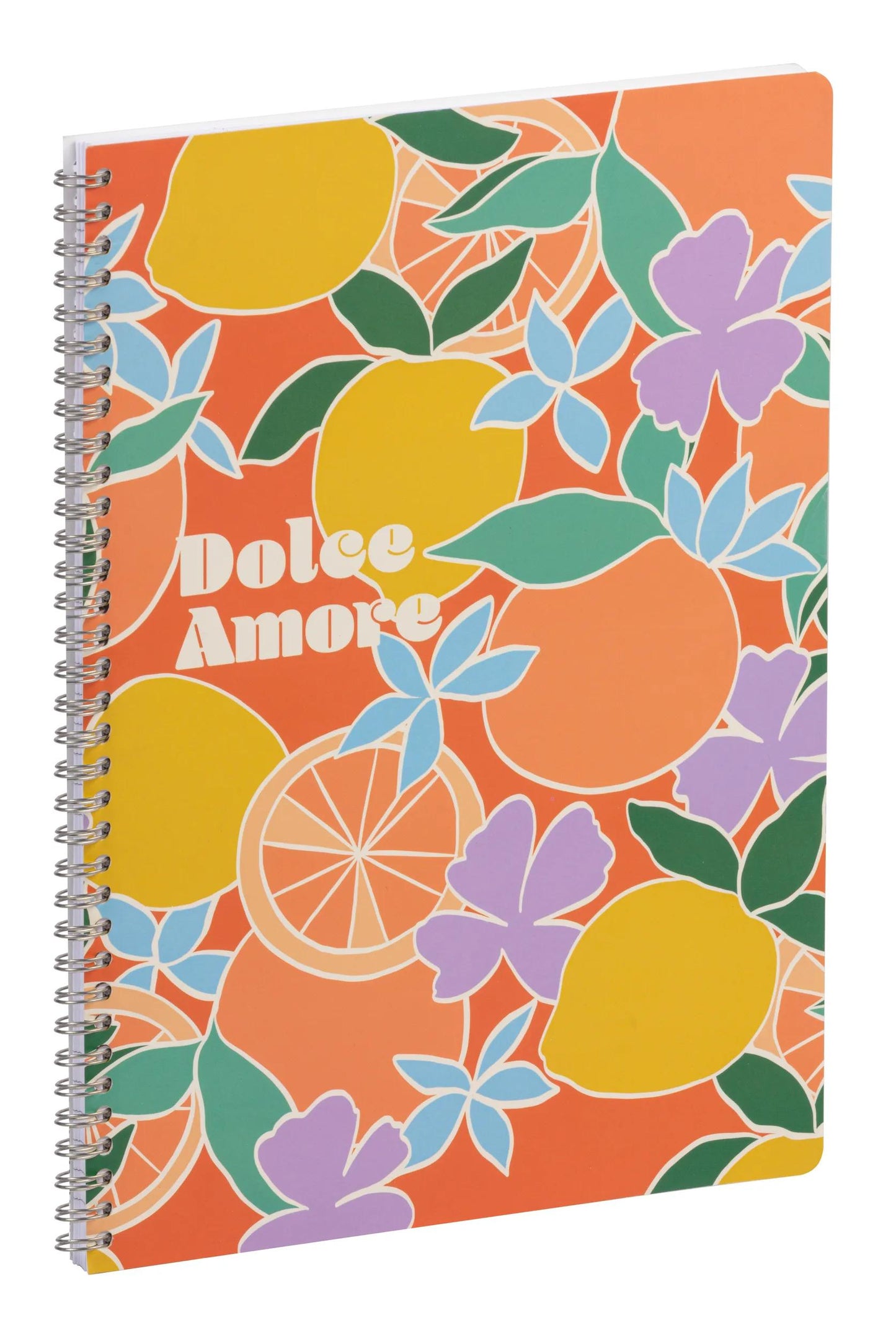 Dolce Amore, Cahier reliure intégrale A4 21x29,7 cm, 148 pages, ligné et marge, ass. (Lot x4)