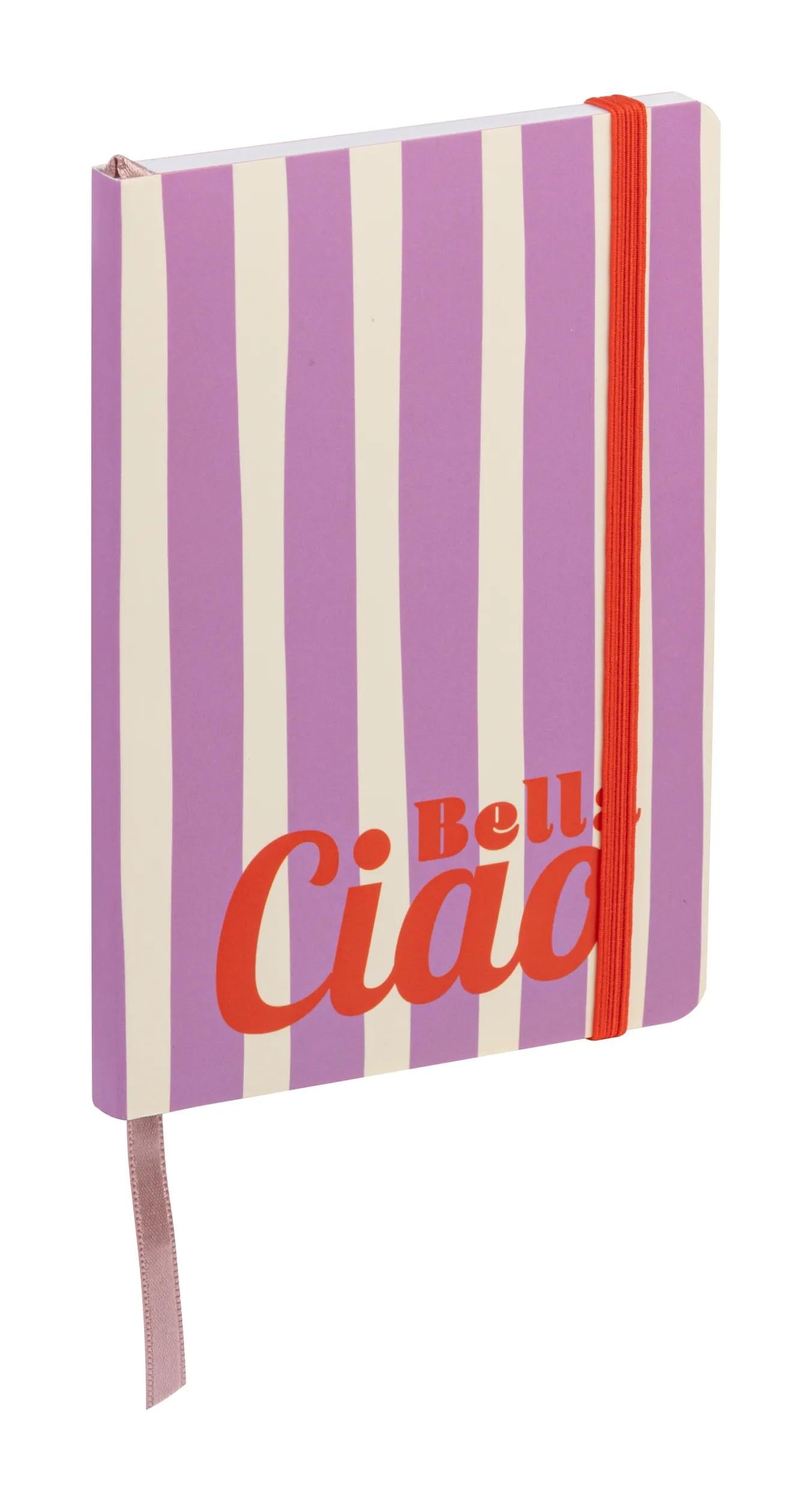 Dolce Amore, Booklet flexible Broschüre A6 10,5x14,8 cm, 128 Seiten, glatt, Marker, elastischer Verschluss, Arsch. (Paket x4)