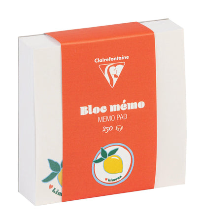 Dolce Amore, Square memo block, 250 printed, glued and detachable sheets 9.8x9.8 cm