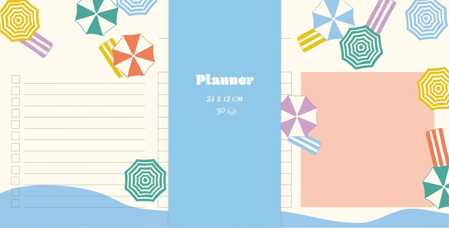 Dolce Amore, Mini planner 24x12 cm 50 printed sheets (Pack x5)