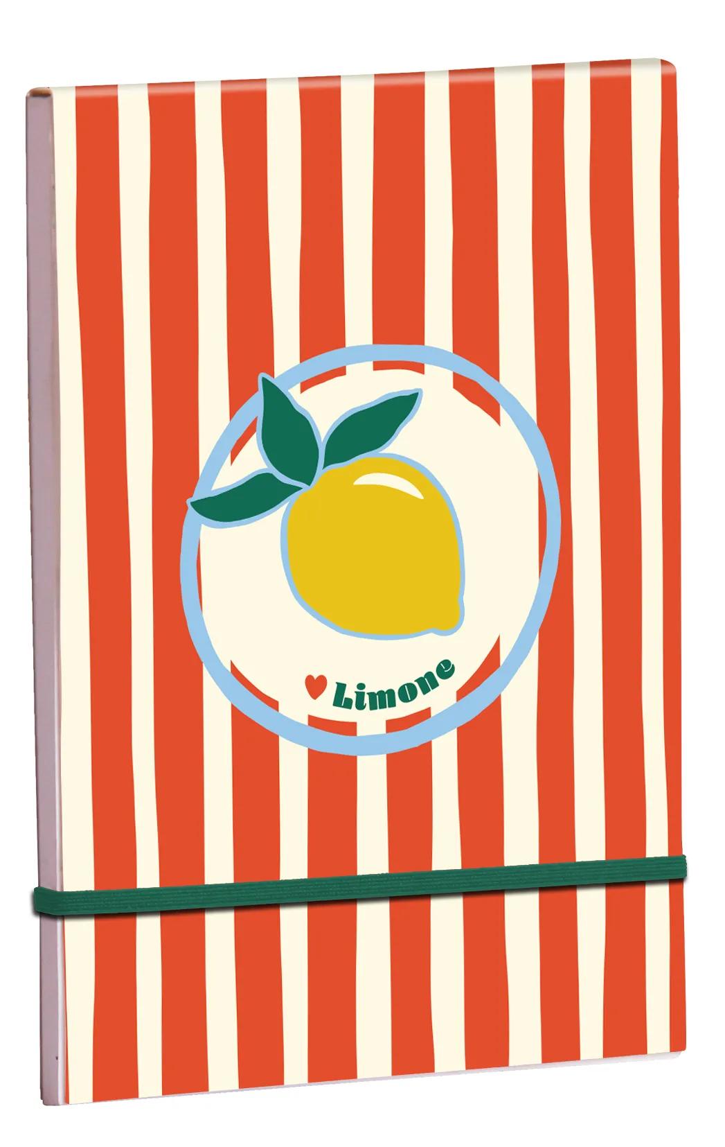 Dolce Amore, blocco shopping 8 x 11,5 cm, 50 fogli singoli staccabili, chiusura elastica, culo. (Pacchetto x12)