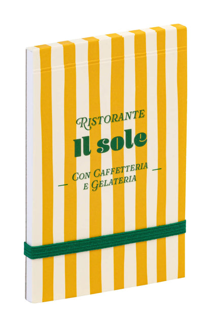 Dolce Amore, Einkaufsblock 8 x 11,5 cm, 50 Einzelblätter abnehmbar, elastischer Verschluss, Arsch. (12er-Pack)