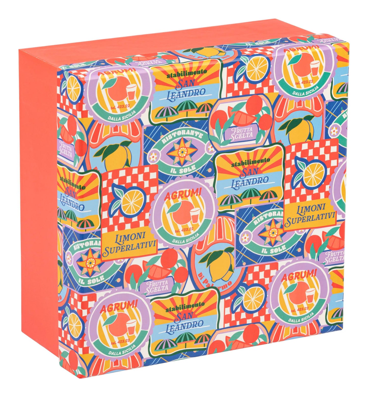 Dolce Amore, Set of 3 square boxes 25x25x12 cm, 20x20x11cm, and 16x16x10 cm (Pack x2)