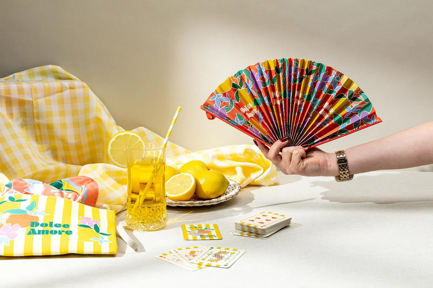 Dolce Amore, Fan 19.5 x 2 cm (Pack x4)