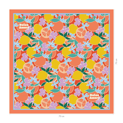 Dolce Amore, Cartella in raso 70 x 70 cm (confezione da 4)