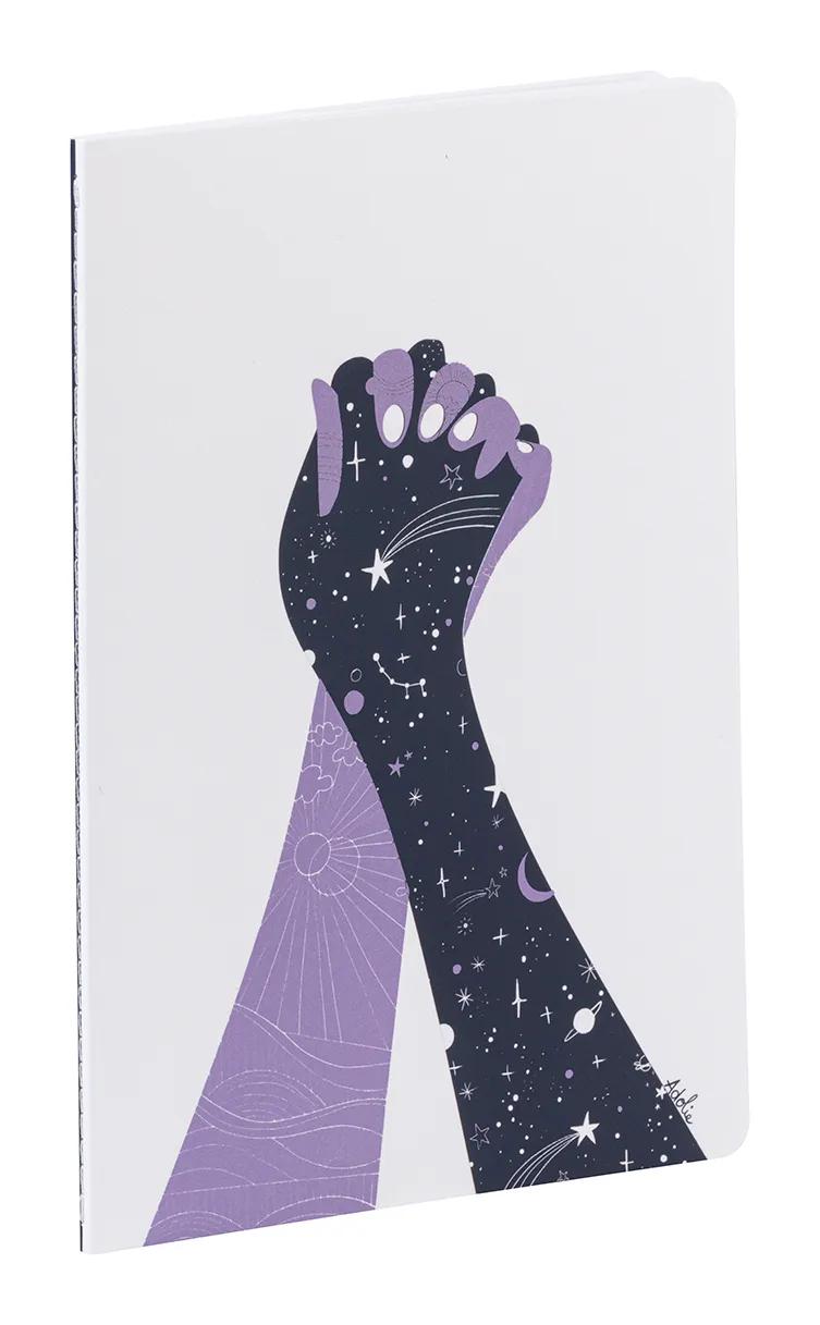 Adolie, Carnet cousu fil A5 14,8x21 cm, 64 pages, ligné, ass. (Lot x9)