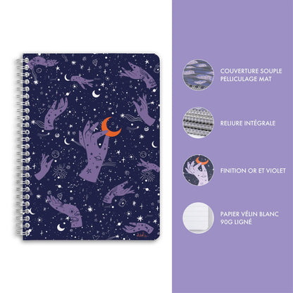 Adolie, Komplettbinder A5 14,8x21cm, 148 Seiten, gefüttert, Arsch. (4er-Pack)
