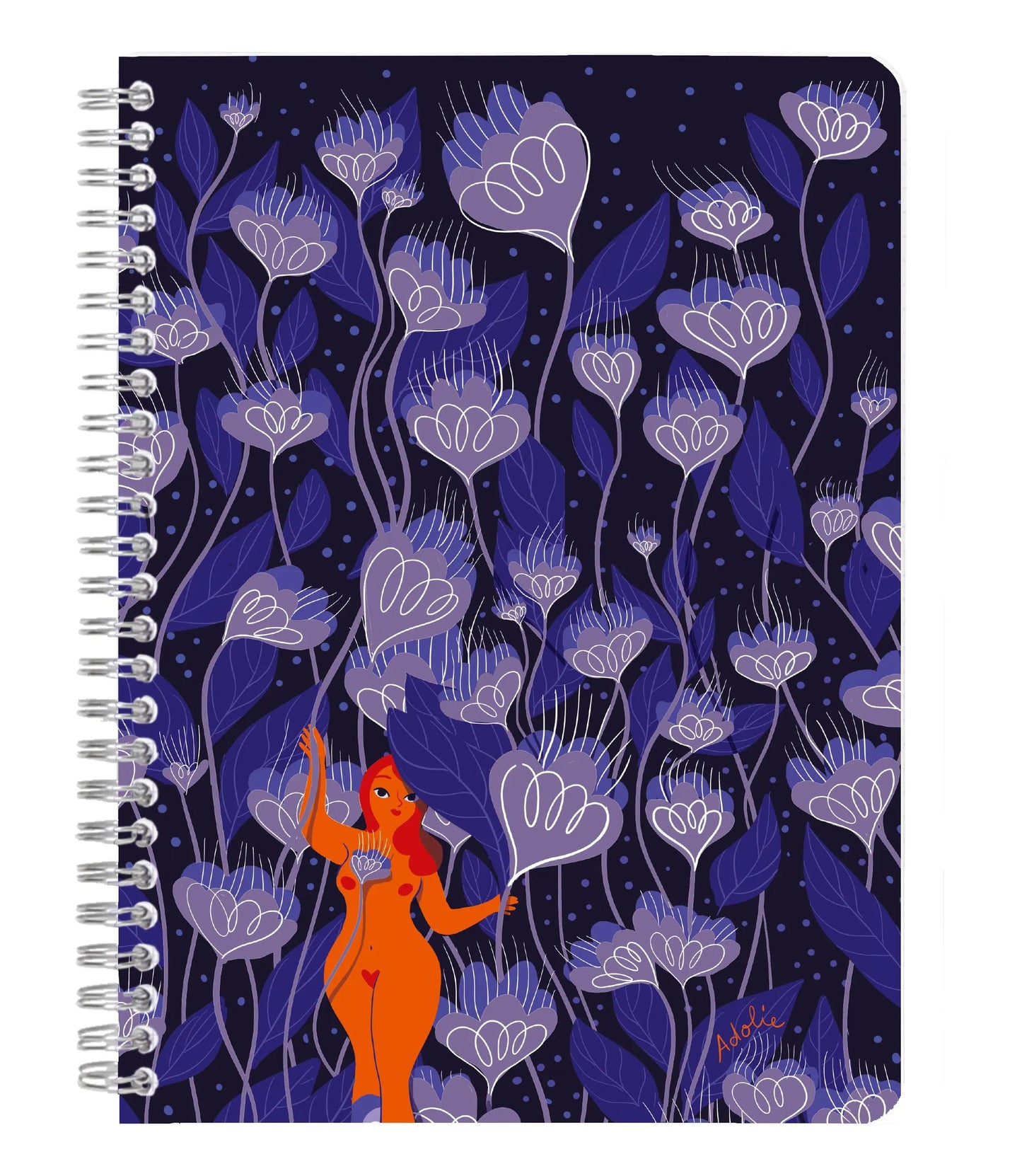 Adolie, legante completo A5 14,8x21cm, 148 pagine, foderato, culo. (Pacchetto x4)