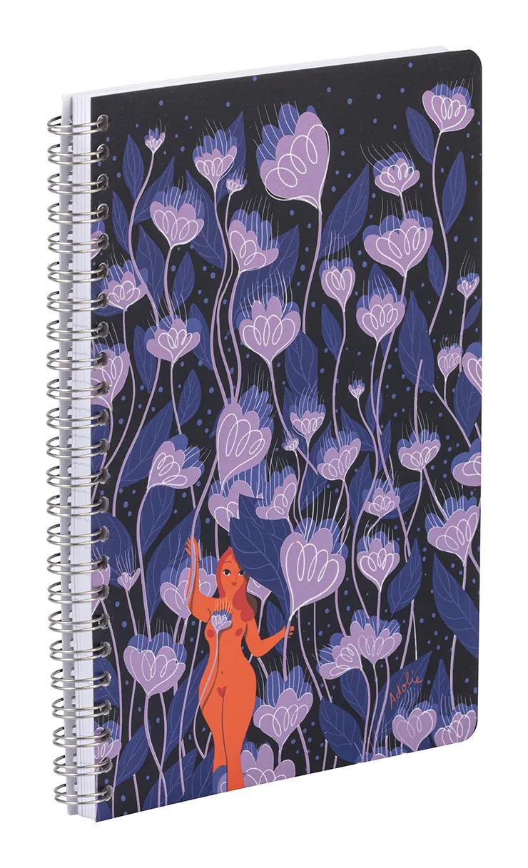 Adolie, legante completo A5 14,8x21cm, 148 pagine, foderato, culo. (Pacchetto x4)