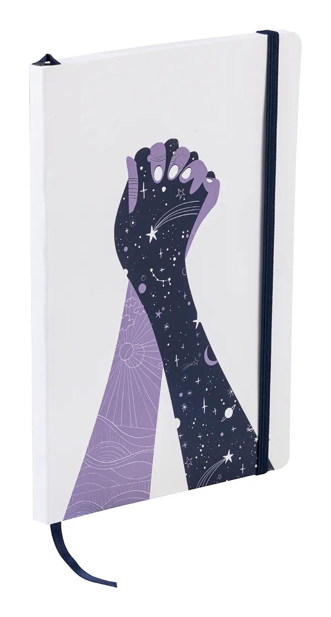 Adolie, Booklet flexible Broschüre A5 14,8x21 cm, 128 Seiten, Linie, Marker, elastischer Verschluss, Arsch. (4er-Pack)