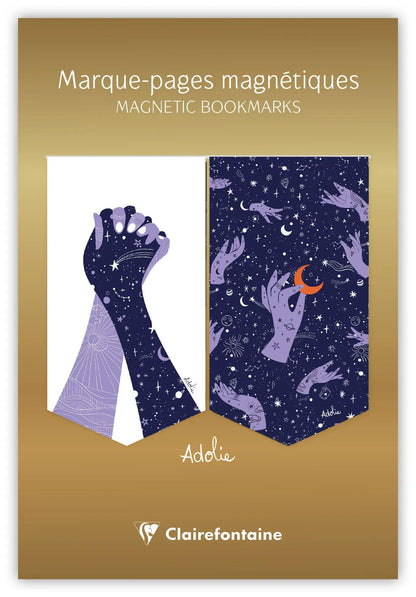 Adolie, Set of 2 magnetic bookmarks 10,5x15,5cm