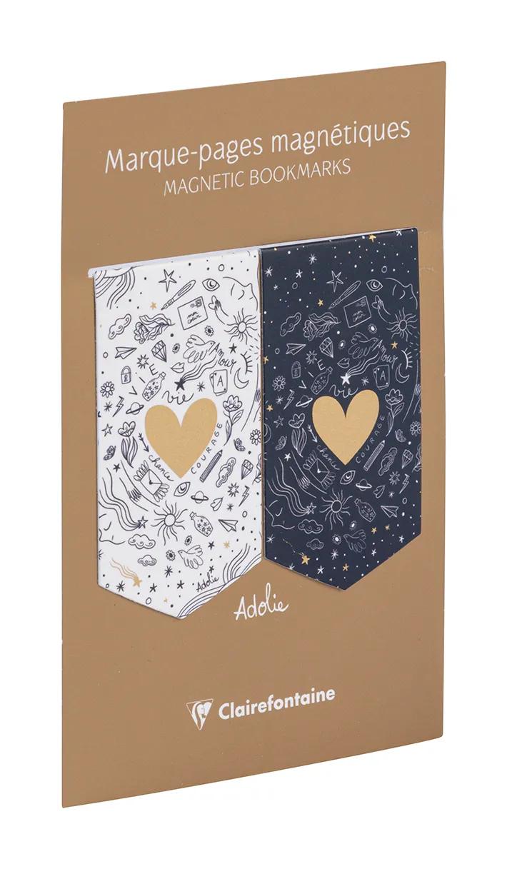 Adolis, Set von 2 magnetischen Lesezeichen 10,5x15,5cm (Paket x10)