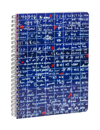 Il Muro di I Love You, Libro completo A5 14,8x21 cm, 120 pagine, foderato, 3 interlayers con 6 tasche - Nuovo (confezione da 4)