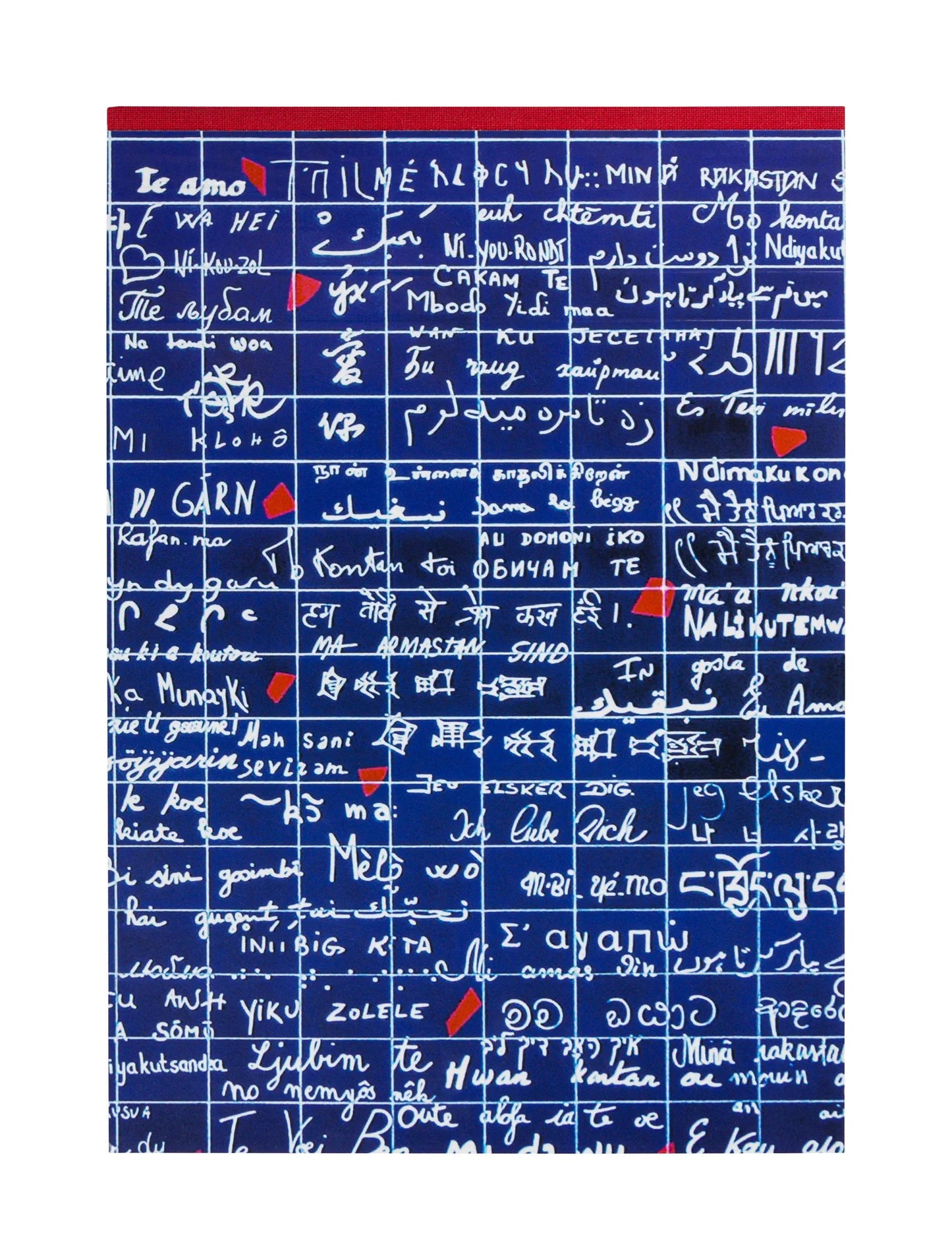 La parete di I Love You, Header Star Block A6 10.5x14.8 cm, 70 fogli, foderati - Nuovo (Pacchetto x4)