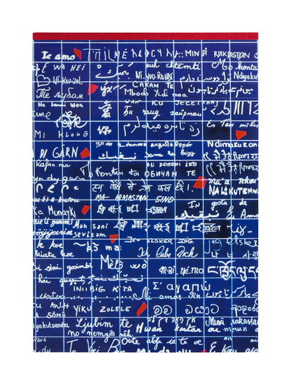 The Wall of I Love You, Header Star Block A6 10.5x14.8 cm, 70 Blätter, gefüttert - Neu (4er-Pack)