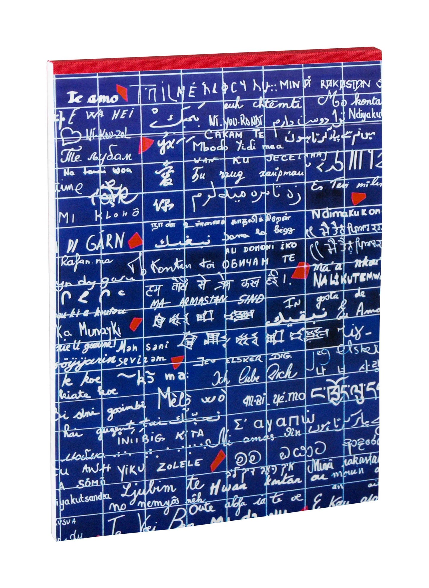 La parete di I Love You, Header Star Block A6 10.5x14.8 cm, 70 fogli, foderati - Nuovo (Pacchetto x4)