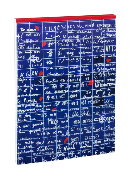 The Wall of I Love You, Header Star Block A6 10.5x14.8 cm, 70 Blätter, gefüttert - Neu (4er-Pack)