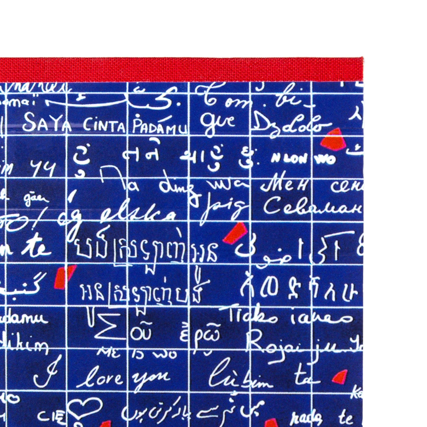 La parete di I Love You, Header Star Block A6 10.5x14.8 cm, 70 fogli, foderati - Nuovo (Pacchetto x4)