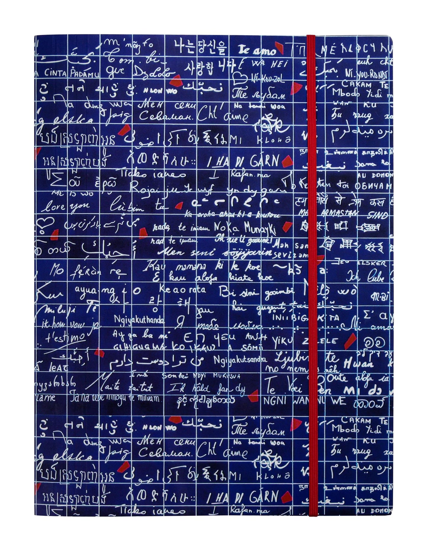 Il muro di io ti amo, camicia elastica 24x32cm - Nuovo (Pacchetto x4)