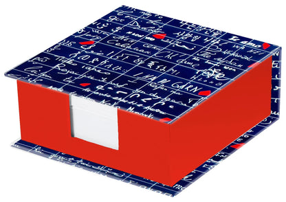 Le Mur des Je t'aime, Bloc cube 11x11x4cm contenant 300 feuillets unis 9 ,8x9,8 cm - New (lot de 4)