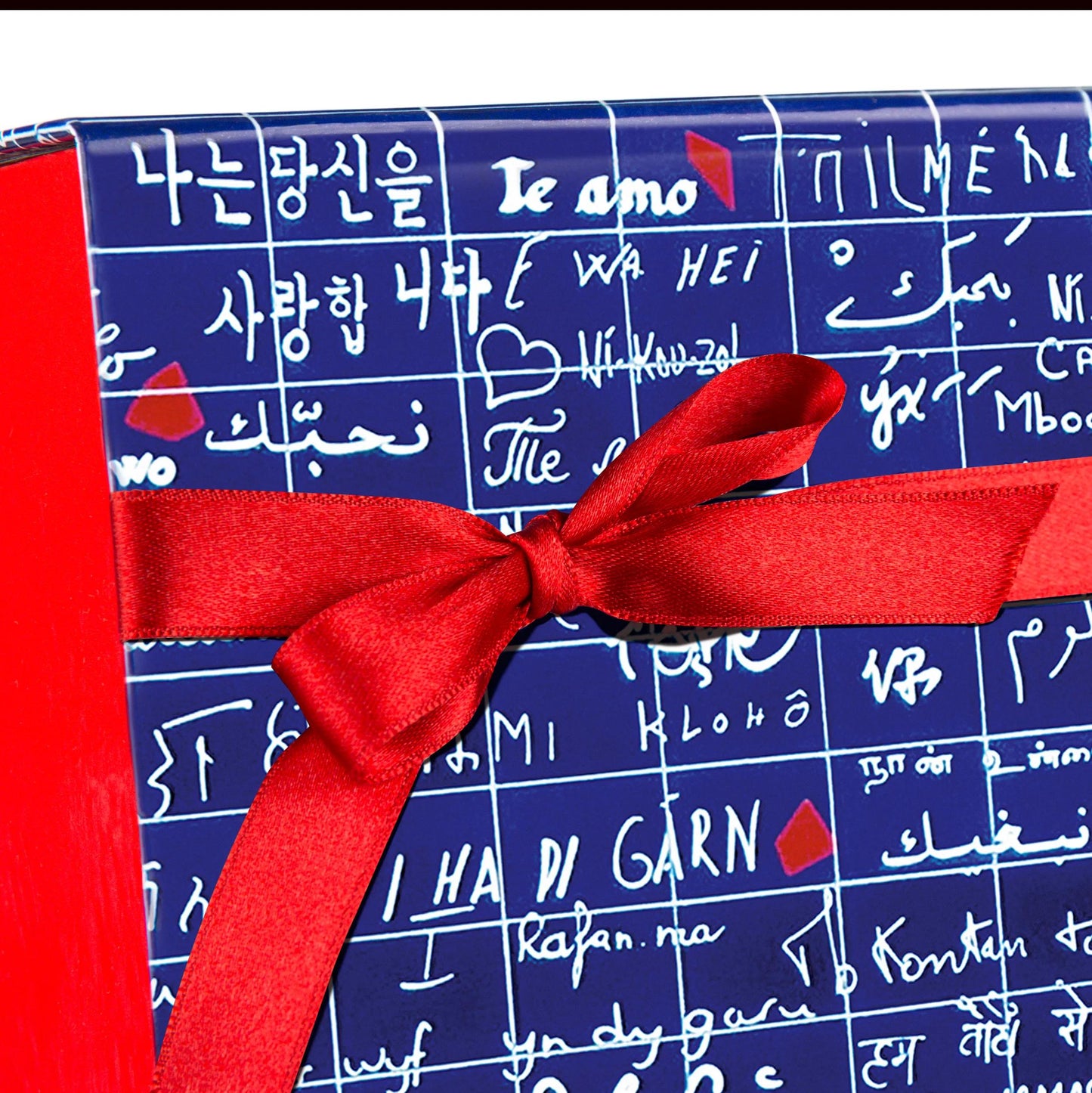 La parete di I Love You, scatola di pattina magnetica 22x22,5x6,5 cm - Nuovo (Pacchetto x2)