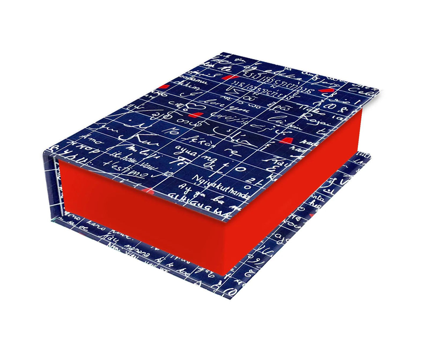 Le Mur des Je t'aime, Petites boîtes rectangulaires 9,5x6,5x3 cm, ass. - New (Lot x6)