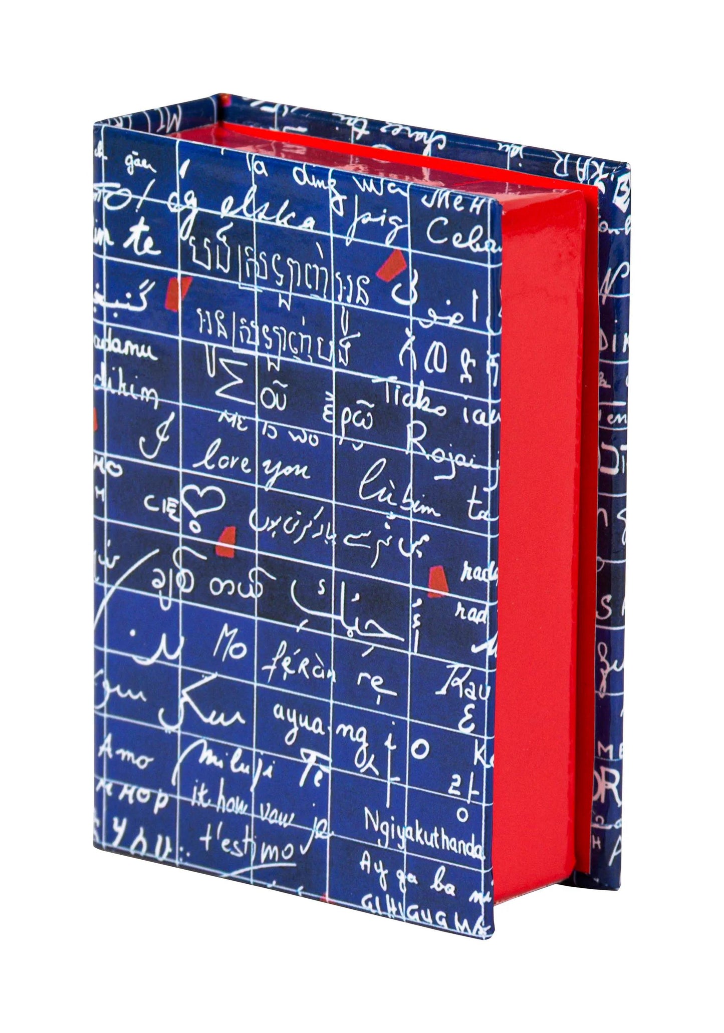 Le Mur des Je t'aime, Petites boîtes rectangulaires 9,5x6,5x3 cm, ass. - New (Lot x6)