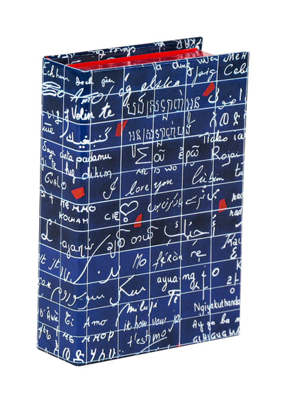 Le Mur des Je t'aime, Petites boîtes rectangulaires 9,5x6,5x3 cm, ass. - New (lot de 6)