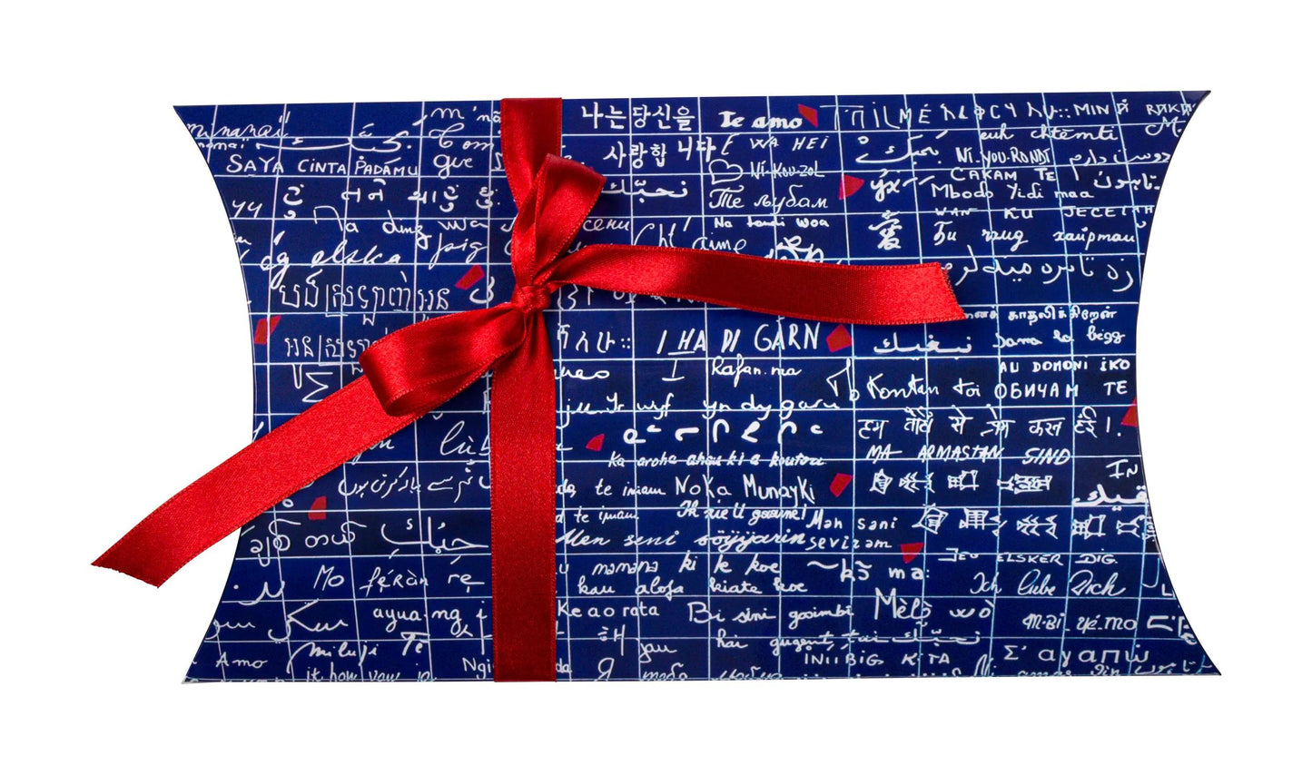 La parete di I Love You, grande scatola regalo 27,5x16x5,5 cm - Nuovo (Pacchetto x6)