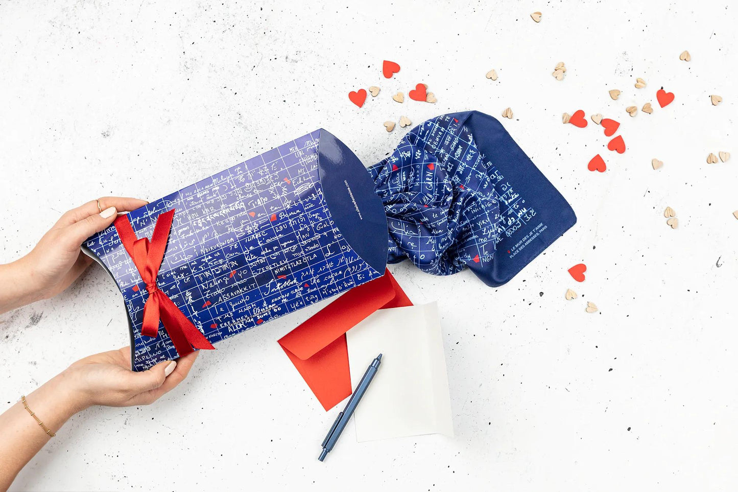 La parete di I Love You, grande scatola regalo 27,5x16x5,5 cm - Nuovo (Pacchetto x6)
