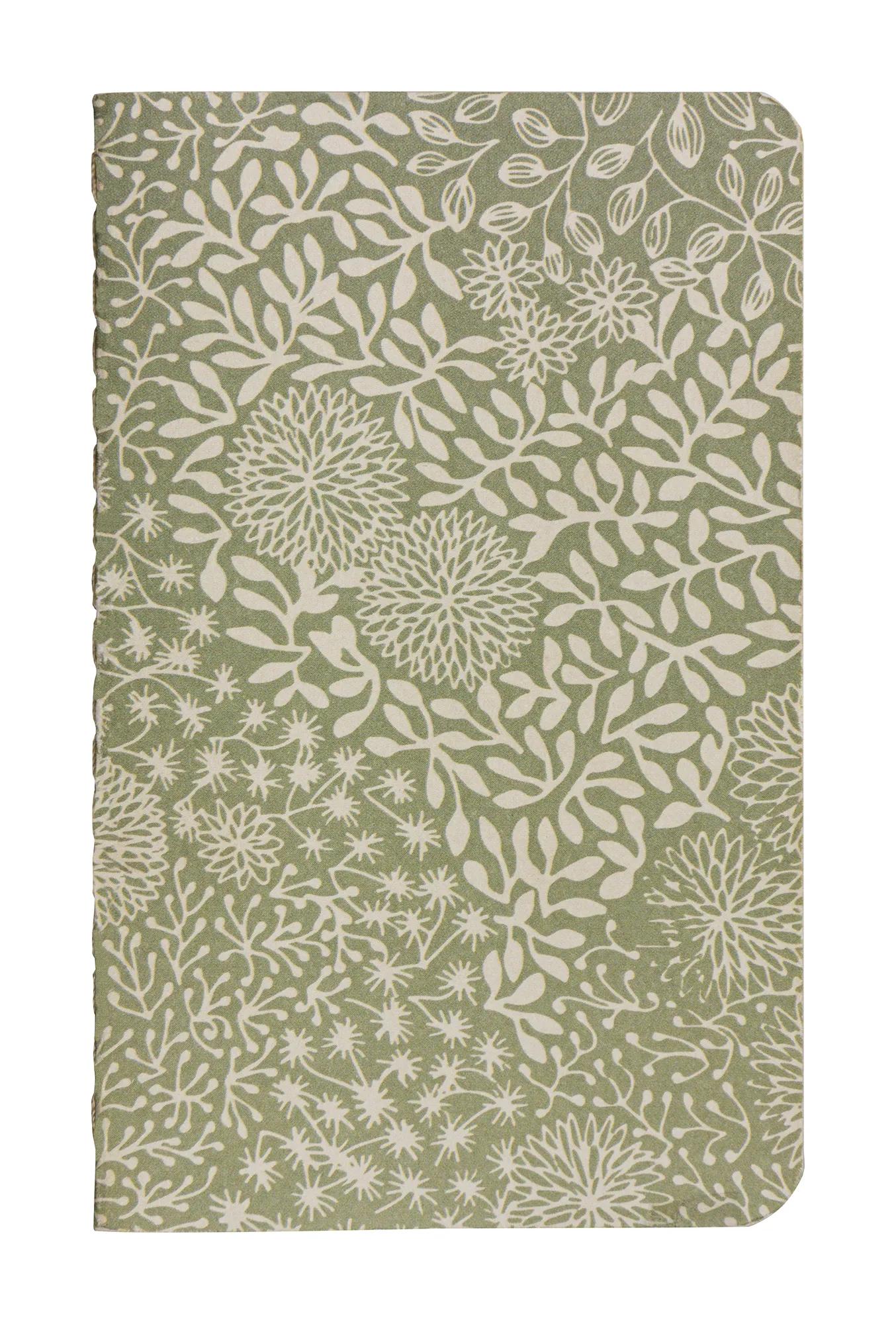 Garden of the Sens, Sewn notebook thread 7,5x12cm, 48 pages, plain, ass. - New (Pack x36)