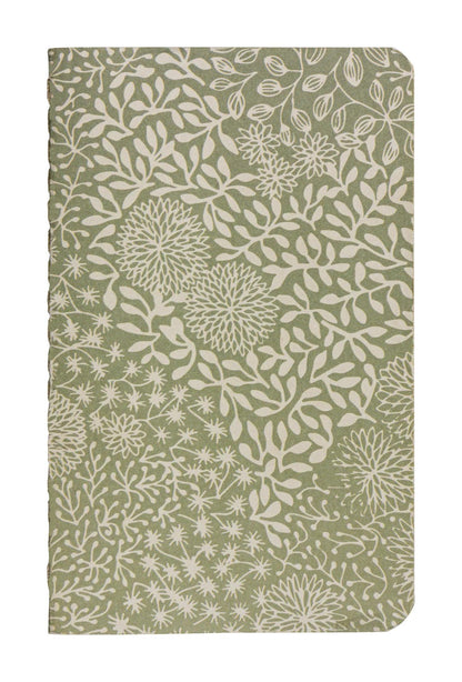 Garten der Sens, Sewn Notizbuch Faden 7,5x12cm, 48 Seiten, Ebene, Arsch. - Neu (36er-Pack)