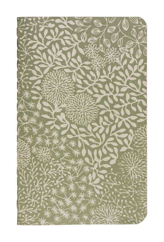 Garden of the Sens, Sewn notebook thread 7,5x12cm, 48 pages, plain, ass. - New