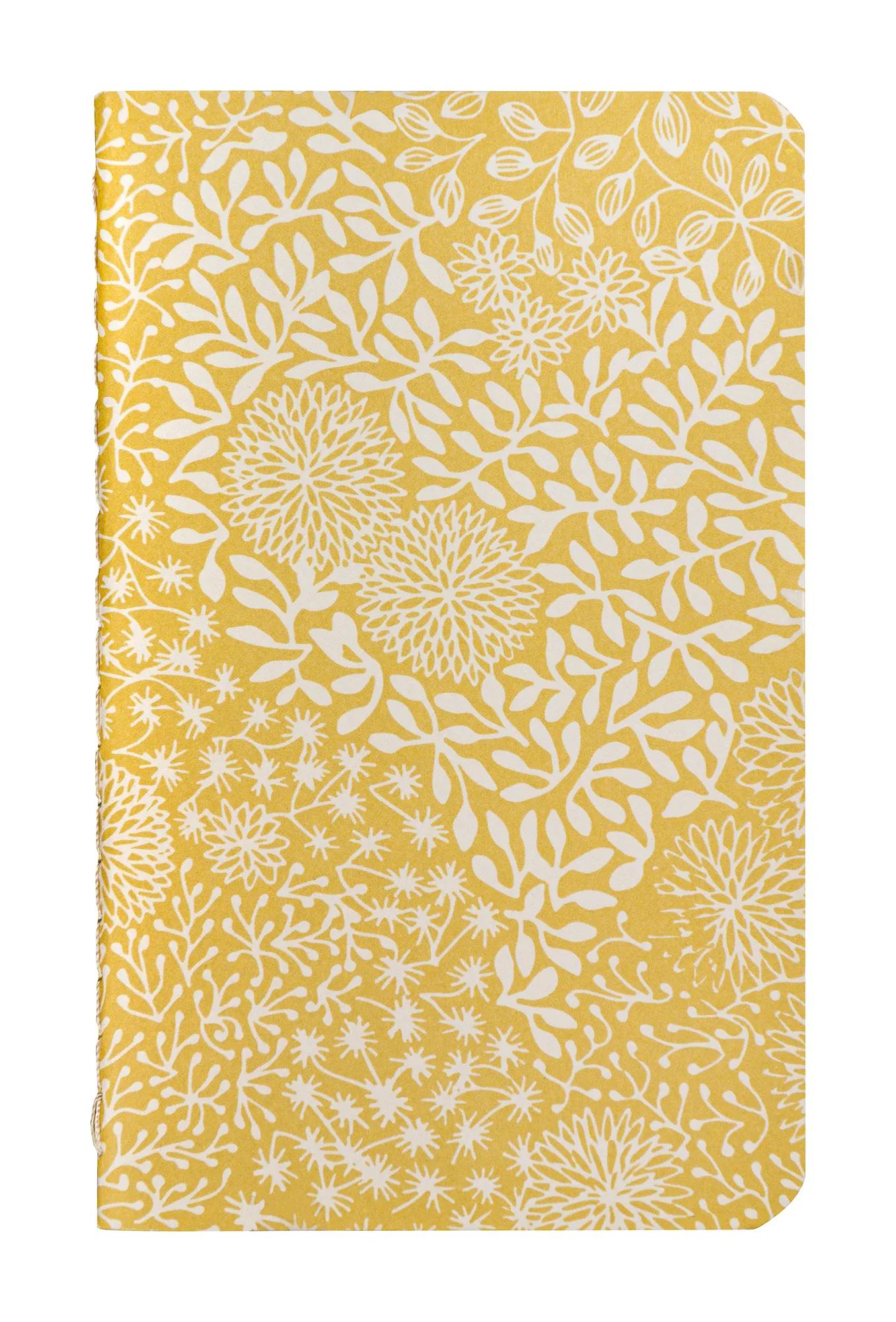 Garden of the Sens, Sewn notebook thread 7,5x12cm, 48 pages, plain, ass. - New (Pack x36)