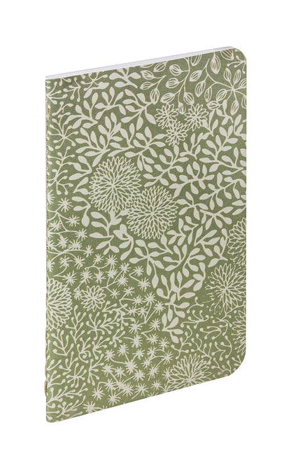 Garten der Sens, Sewn Notizbuch Faden 7,5x12cm, 48 Seiten, Ebene, Arsch. - Neu (36er-Pack)