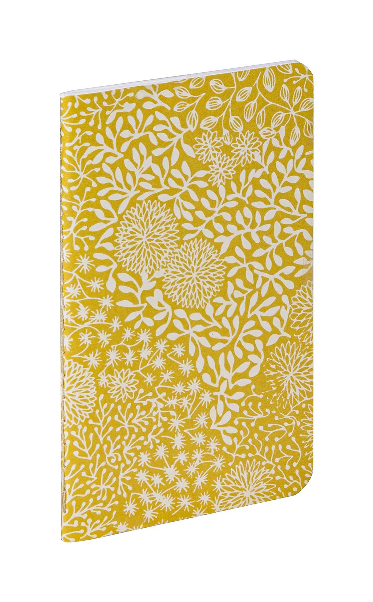 Garden of the Sens, Sewn notebook thread 7,5x12cm, 48 pages, plain, ass. - New (Pack x36)