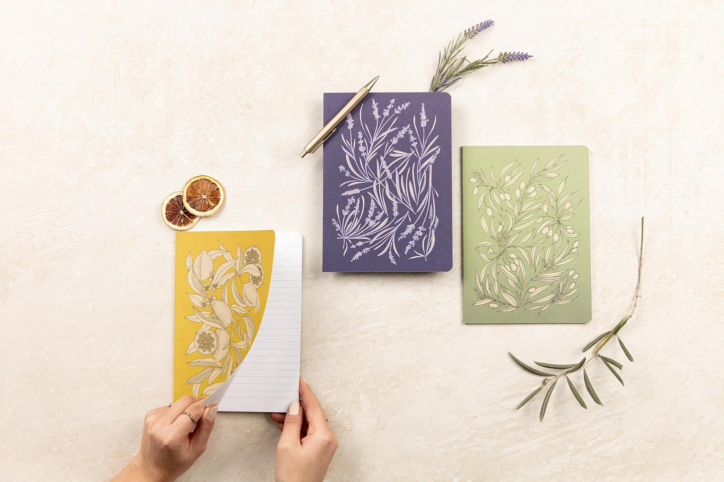 Giardino dei Sens, Sewn Book A5 thread 14,8x21 cm, 64 pagine, foderato, culo. - Nuovo (Pacchetto x9)